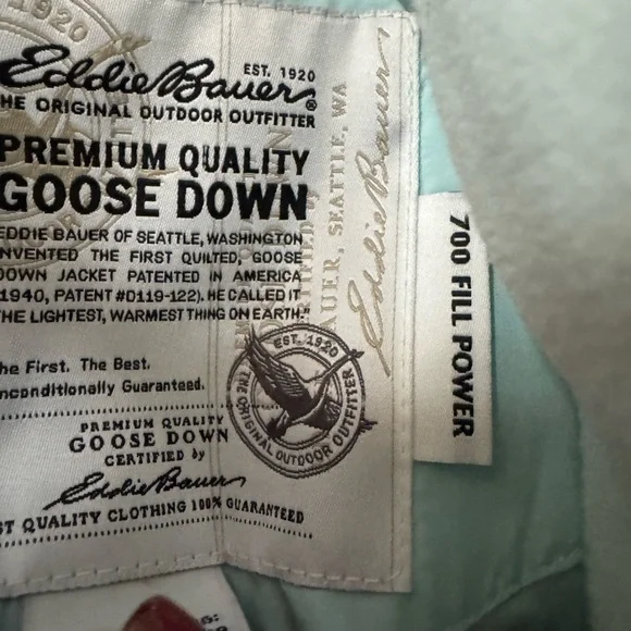 Eddie Bauer Women's Light Mint Green Puffer Vest Size 3x - Picture 3 of 7